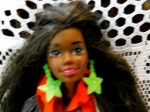 BLACK BARBIE RED BOOTS A